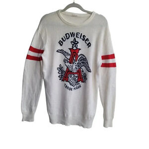 Budweiser By Junk Food Vintage Knit Sweater Women's M -